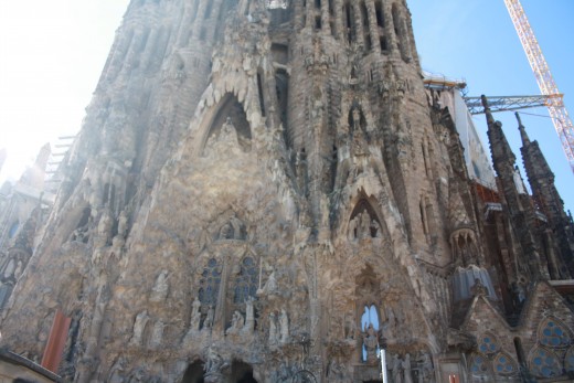 Antonio Gaudi's Sagrada Familia in Barcelona, Spain