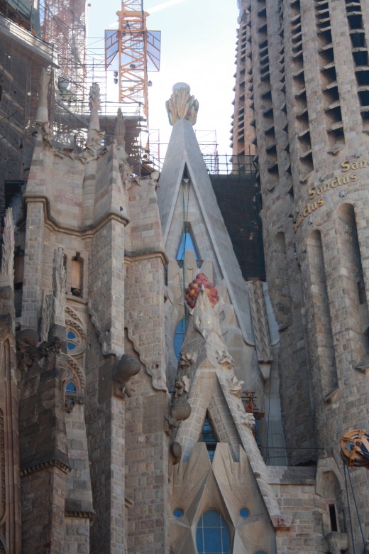 Antonio Gaudi's Sagrada Familia in Barcelona, Spain