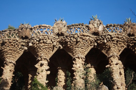Antoni Gaudi's Park Guell, Barcelona, Spain