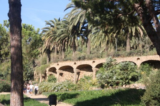 Antoni Gaudi's Park Guell, Barcelona, Spain