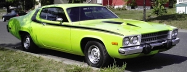 Plymouth Roadrunner, one of the last muscle cars.