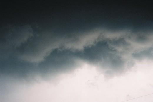 Clouds in Alberta. ©2010.