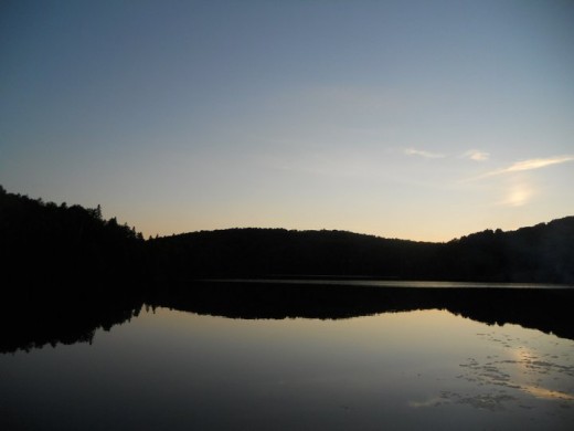 Cottage Sunset. ©2011 Sarah Haworth.