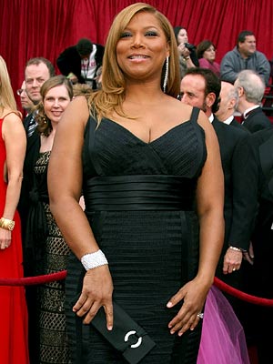 Queen Latifah is a good example of a round shape.  She is proud of her body and she looks gorgeous.