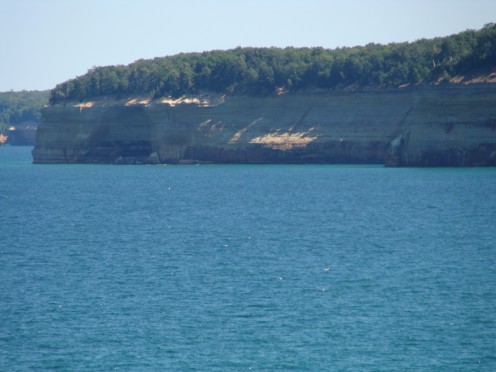 Lake Superior Shoreline in Munising, Michigan