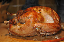 The fabled bird, oven roasted.