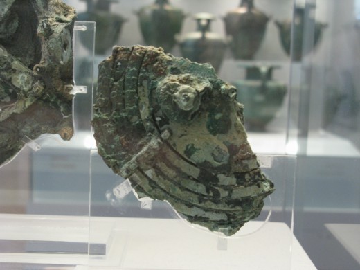 The Remnants of the Antikythera Mechanism are Displayed at the National Archaeological Museum in Athens, Greece