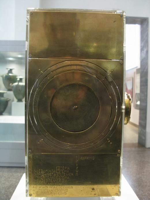 Front View of Re-Constructed Antikythera Mechanism