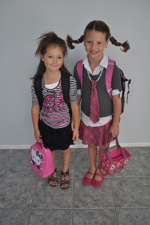 When schedules go astray - be aware - your kids might walk out of the door looking crazy!