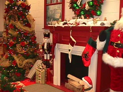 Whether indoors or outdoors, decorated trees symbolize the broken curse of death.