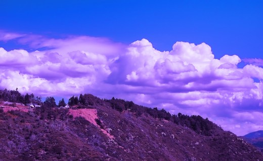 On a Clear day, you can see (almost) forever..Rim Forest, Ca.
