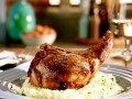Mushroom Stuffed Pork Loin Chops