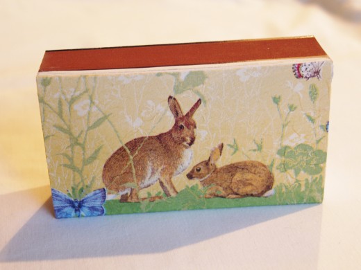 Even doorstops can bring back happy memmories of a walk in the woods or a special Easter egg hunt.
