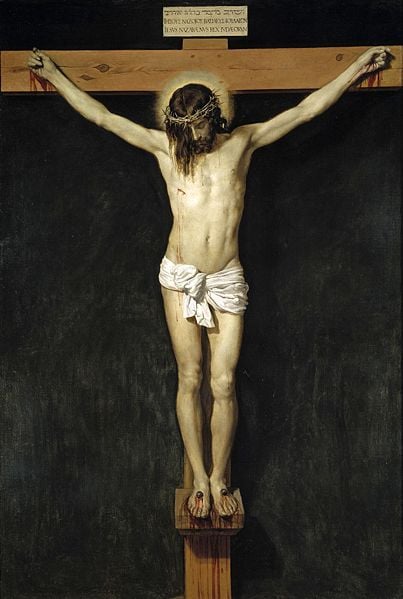 "The Crucifixion" by D Velázquez (17th century)