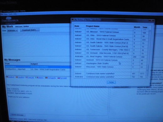 Indexing for Family Search