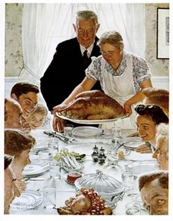 Freedom From Want by Norman Rockwell