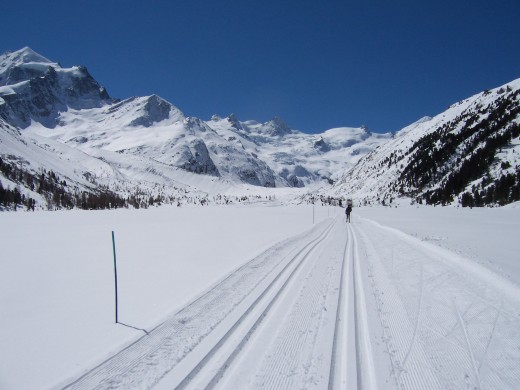 x-country skiing is a good way to escape the crowds