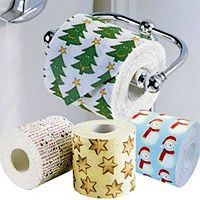 the christmas special toilet paper rolls