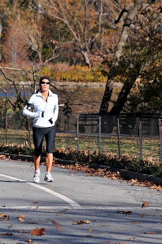 Getting outside on a beautiful autumn day can be a great motivating factor for running