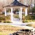 Close-up of the gazebo. Close-up of the gazebo.