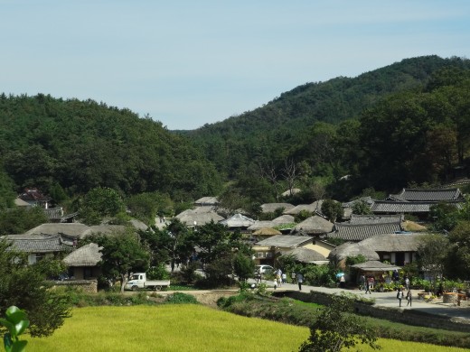 Traditional town in Gyeongju.
