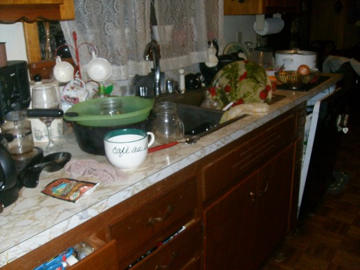 More of my messy kitchen