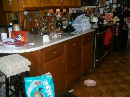 My messy countertops