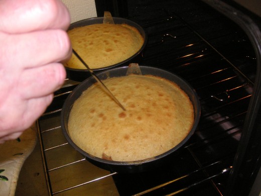 The Cakes Are Ready When Lightly Brown, Spring Back When Touched or When An Inserted Screwer Comes Out Clean.