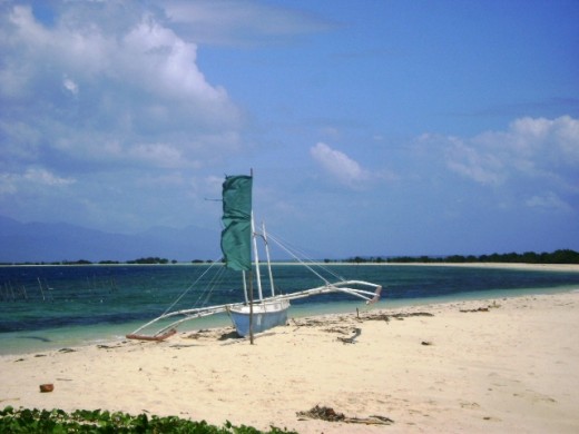 The pristine beach of Snake Island