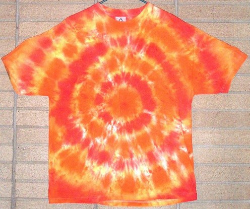 Balinese inspired Tie Dye T-shirts were  popular in the late 60s and early 70s. 