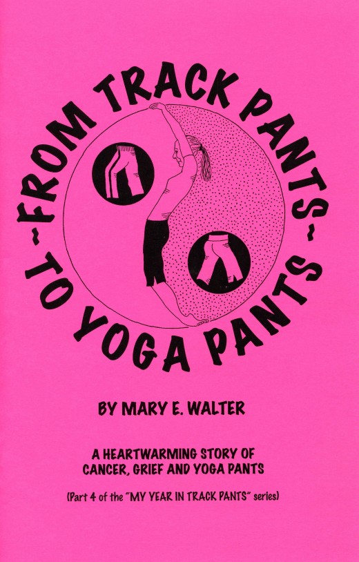 Part 4:From Track Pants To Yoga Pants. Cover of the comic book.