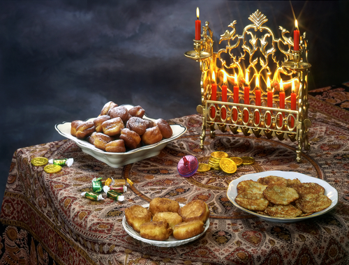 Chanukah Table. Image: © JirkaBursik|Shutterstock.com