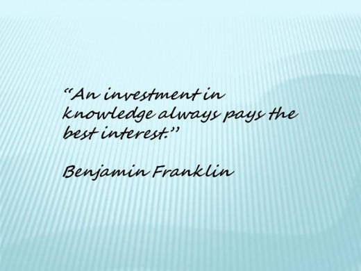 An investment in knowledge always pays the best interest quote by Benjamin Franklin