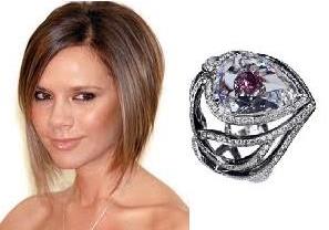 Victoria's Engagement ring from David  Beckham