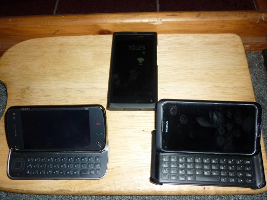 My 3 phones