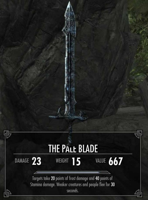 Skyrim Getting the Pale Blade and Complete the Ice Form Dragon Shout