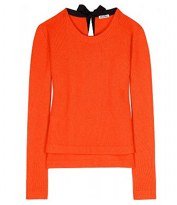 Cropped cashmere sweater