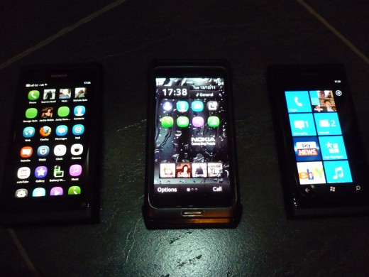 Homescreens, Meego,Symbian and Windows Phone