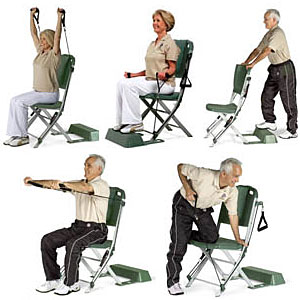 Some chair exercises