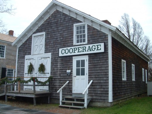The Cooperage shop.