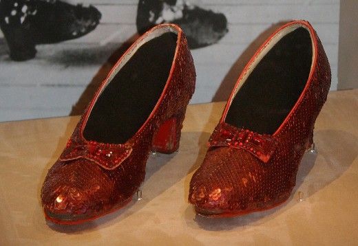 Dorothy’s Ruby Slippers, 1938 Sixteen-year-old Judy Garland wore these sequined shoes as Dorothy in The Wizard of Oz.
