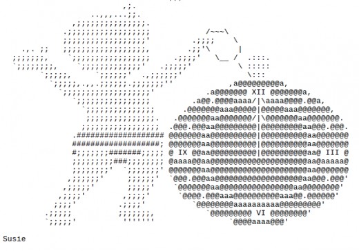 One Line Ascii Art New Year : Happy new year ascii text art hubpages