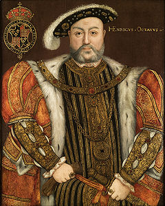 Portrait by an unknown artist of Henry Viii