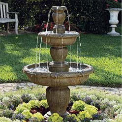 outdoor garden water fountain