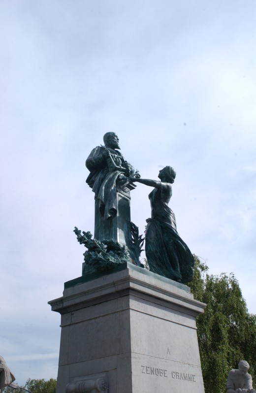 Zénobe Gramme Monument, Liège, by Thomas Vinçotte.