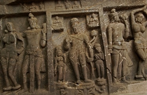 Karla Cave Sculptures on the Wall