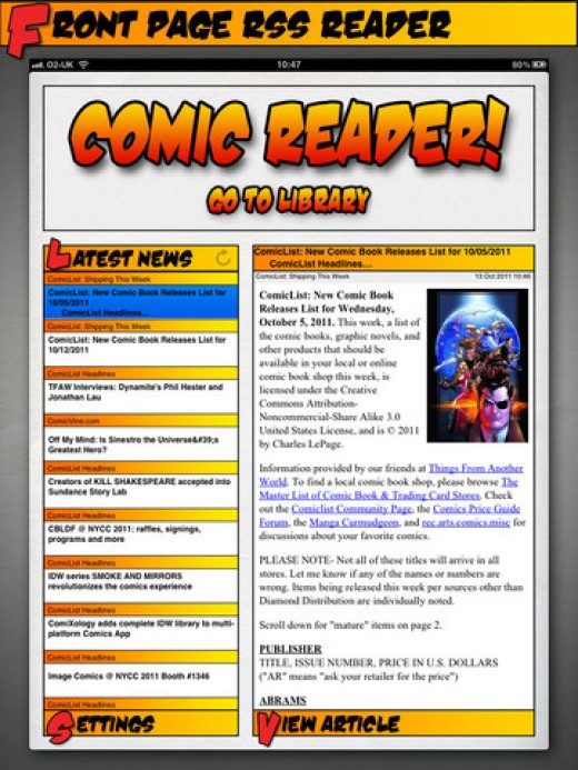 Best Comic Book Readers for the iPad