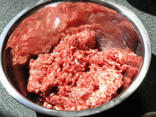 Ground Beef or Pork