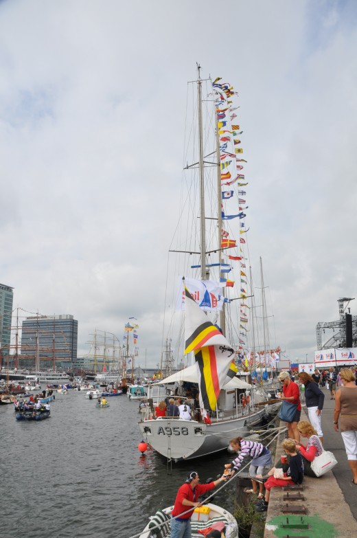 The ZENOBE GRAMME during SAIL AMSTERDAM 2010