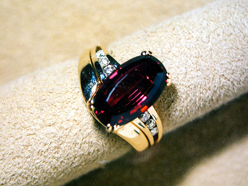 January Birthstone: Garnet Ring